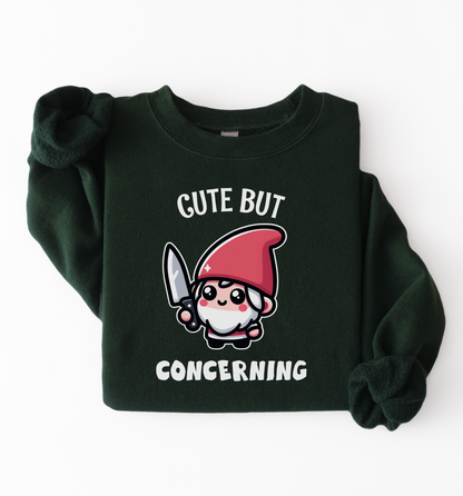 "Cute but Concerning" Gnome Sweater