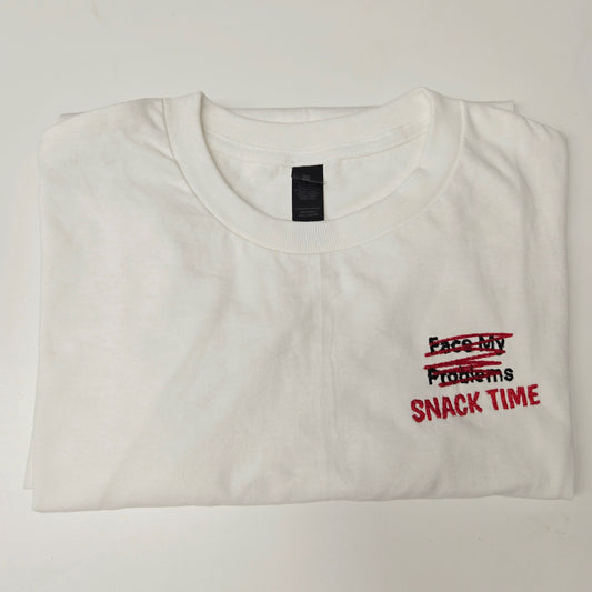 Snack Time Embroidered Shirt